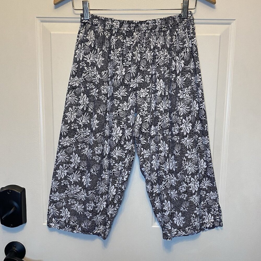 Makai Beach Hawaii VTG Capri Beach Pants Sz Small